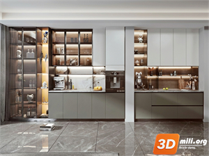 Wine cabinet Skp Files